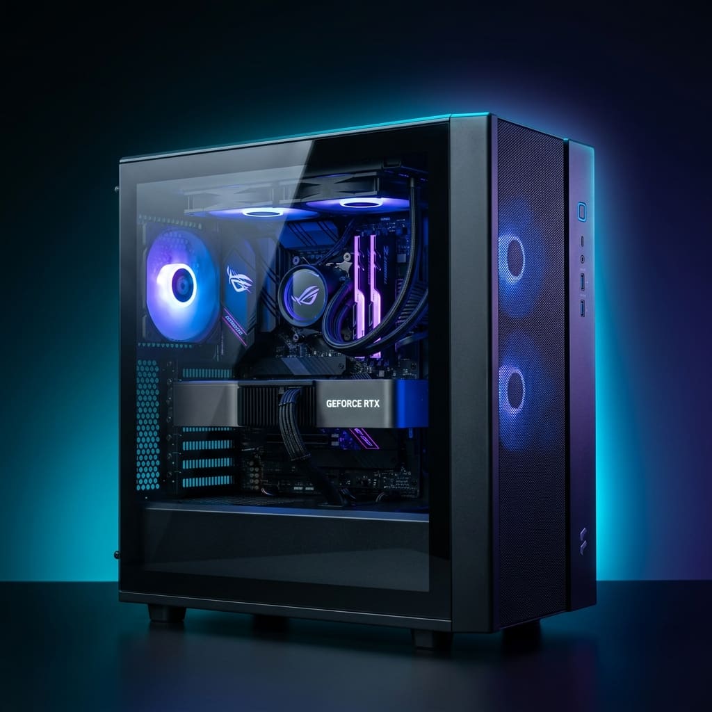 Comparable gaming PC (RTX 5060 Ti 16GB class)